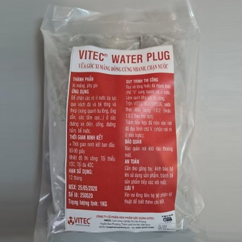 VITEC WATER PLUG - Vữa gốc xi măng đông cứng nhanh, chặn nước