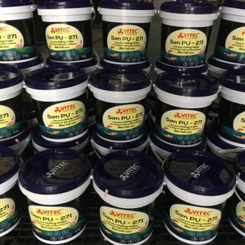 VITEC_PU271 Sơn Chống Thấm Đen Độc Đáo cho Bể Cá Koi